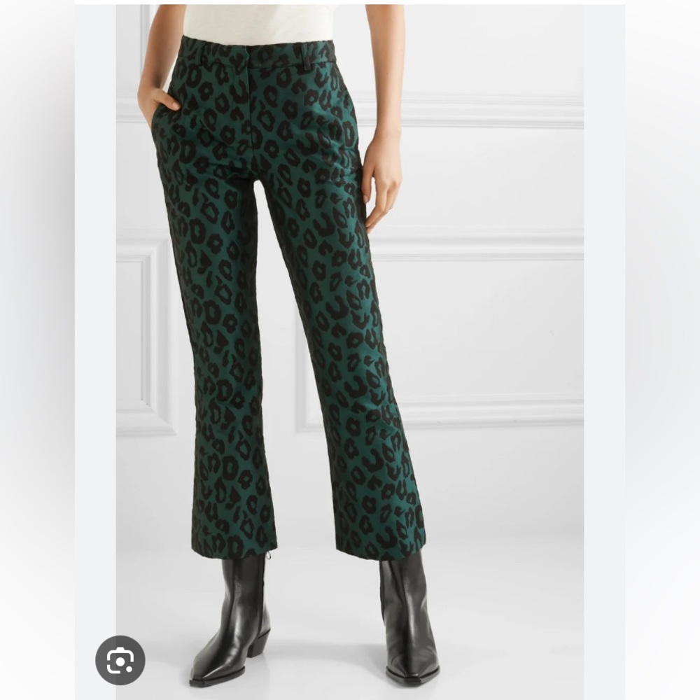 Anine Bing leopard pants - cropped - XS